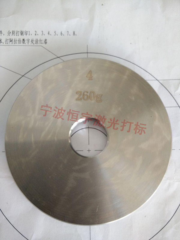 不銹鋼鐳射打標(biāo)